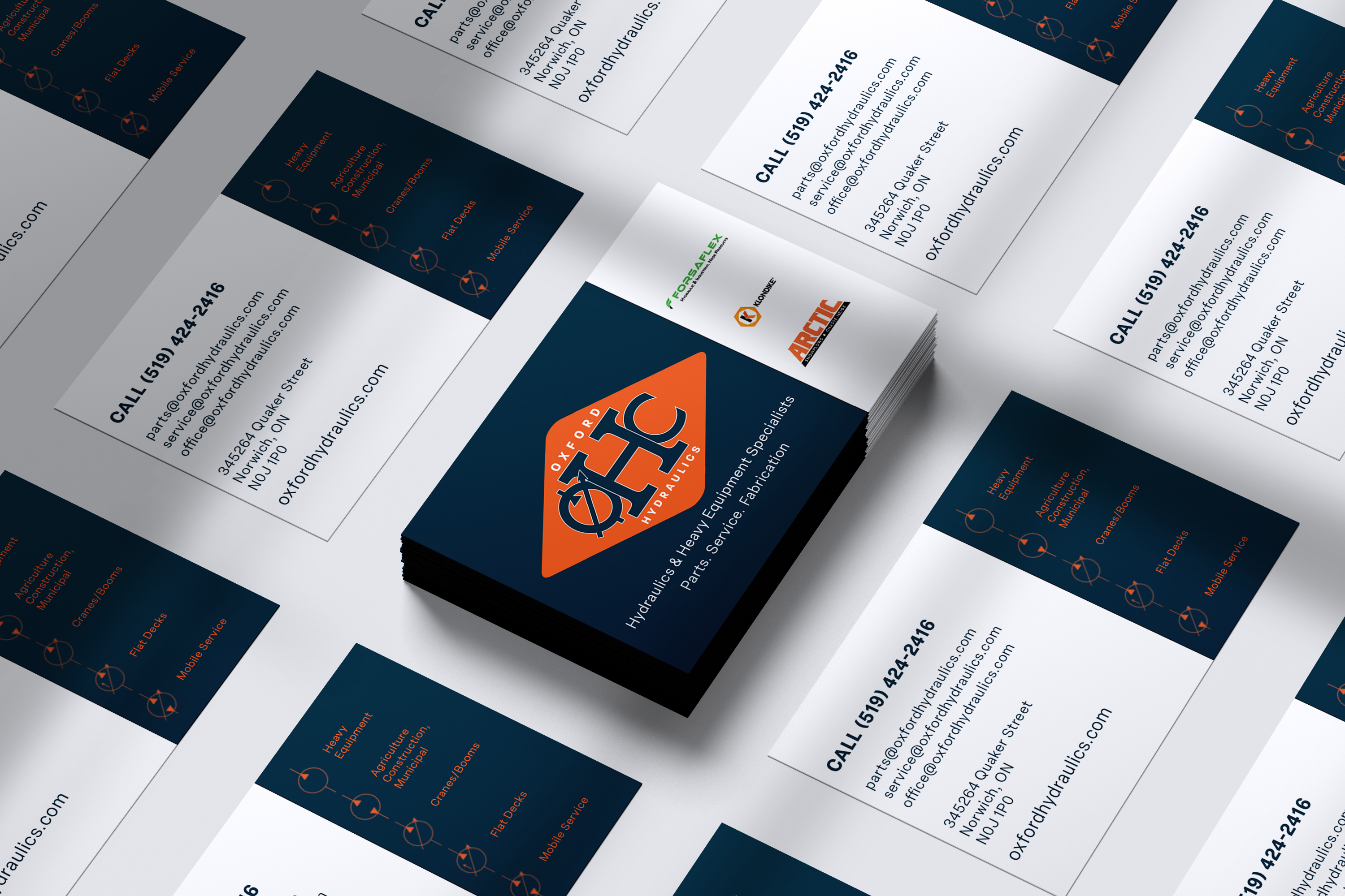 Oxford Hydraulics Branding Design